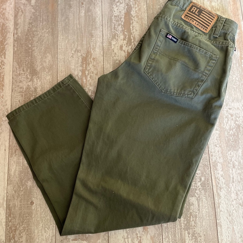 Ralph Lauren army green jeans